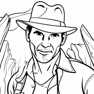 Indiana Jones Adventure Coloring Page 12997-10800