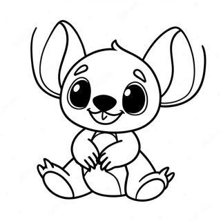 Stitch Halloween Coloring Pages