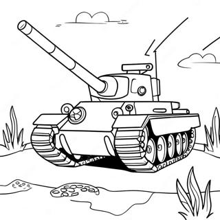 Tank Coloring Page 1301-1038