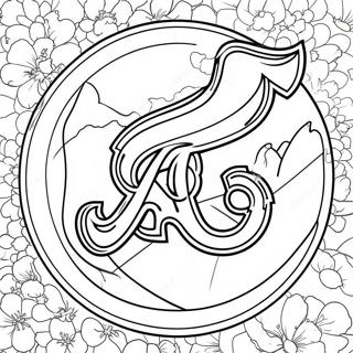 Atlanta Braves Logo Coloring Page 13037-10831