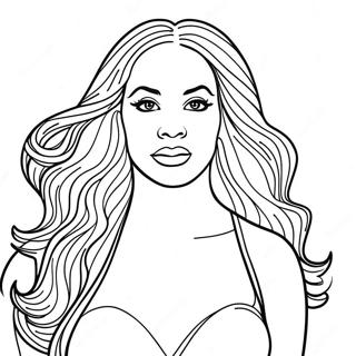 Beyonce Coloring Pages