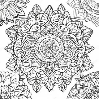 Calming Mandala Coloring Page 1312-1049