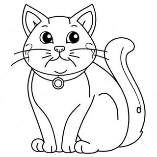 Stray Cat Coloring Page 13147-10918