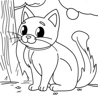 Stray Cat Coloring Page 13147-10919