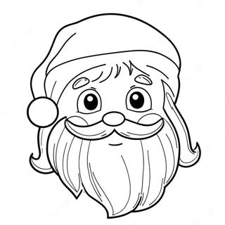 Cute Anime Santa Claus Coloring Page 13168-10938