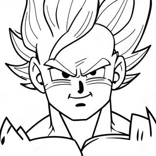 Super Saiyan Goku Coloring Page 13187-10951