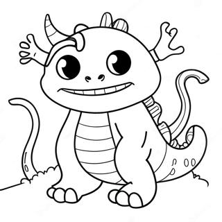 Monster Coloring Page 131-106