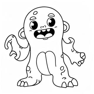 Monster Coloring Page 131-107