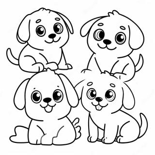 Cute Pupstruction Dogs Coloring Page 13218-10979