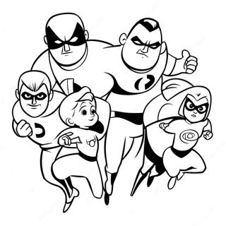 Incredibles Coloring Page 1321-1055