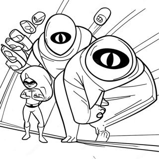 Incredibles Coloring Page 1321-1056