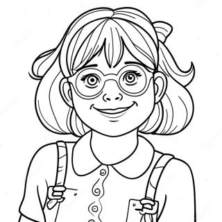 Junie B Jones Coloring Page 13227-10982