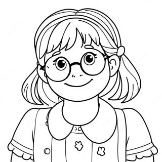 Adventurous Junie B Jones Coloring Page 13228-10987