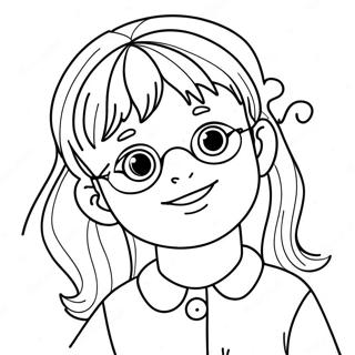 Adventurous Junie B Jones Coloring Page 13228-10988