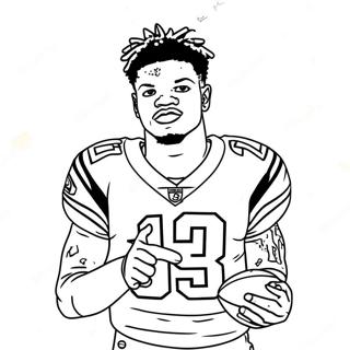 Lamar Jackson Coloring Page 13237-10990