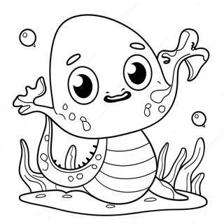 Sea Monster Coloring Page 13247-10999