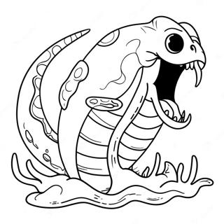 Sea Monster Coloring Page 13247-11000