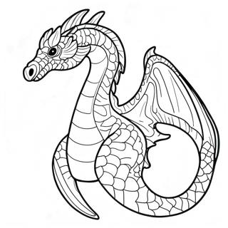 Colorful Sea Dragon Coloring Page 13248-11002