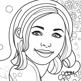 Pop Art Coloring Page 13277-11023