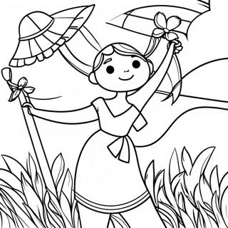 May Day Celebration Coloring Page 13297-11039