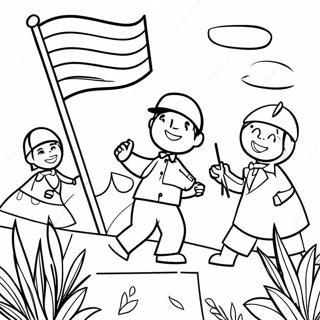 May Day Celebration Coloring Page 13297-11040