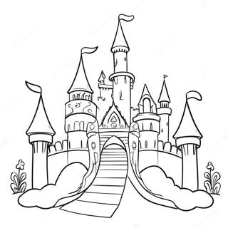 Princess Castle Coloring Page 13317-11055