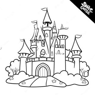 Princess Castle Coloring Page 13317-11056