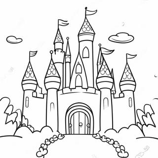 Magical Princess Castle Coloring Page 13318-11060