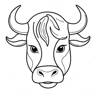 Bull Coloring Pages