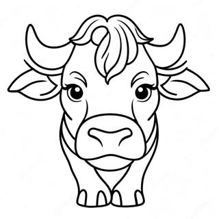 Bull Coloring Page 13337-11071