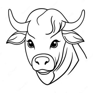 Bull Coloring Page 13337-11072