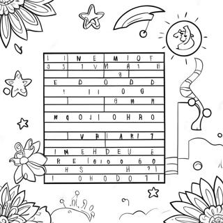 Fun Word Search Coloring Page 13378-11105