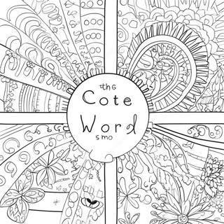 Fun Word Search Coloring Page 13378-11107