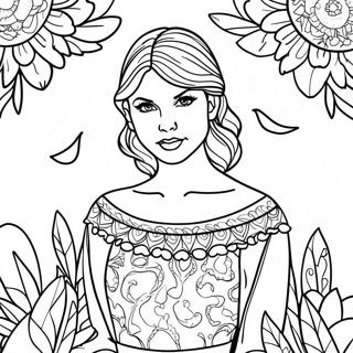 Taylor Swift Folklore Coloring Pages