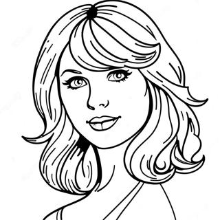 Taylor Swift Speak Now Coloring Pages