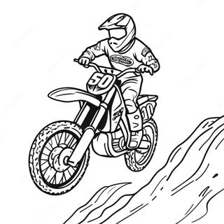 Extreme Supercross Dirt Bike Jump Coloring Page 13418-11137