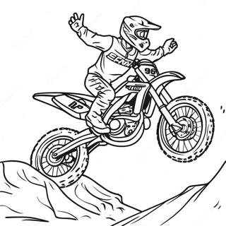 Extreme Supercross Dirt Bike Jump Coloring Page 13418-11138