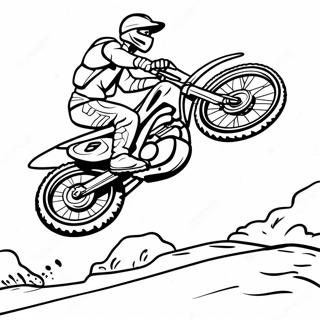 Extreme Supercross Dirt Bike Jump Coloring Page 13418-11139