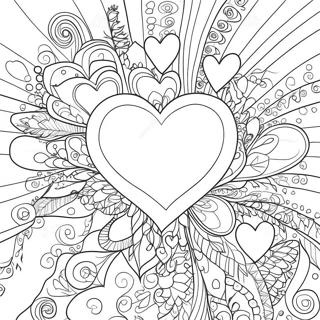 Hearts Coloring Page 13427-11142