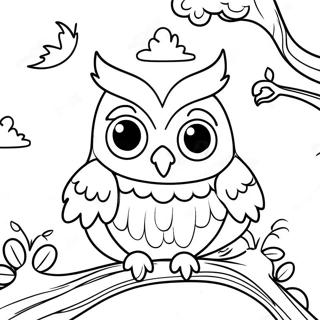 Magical Owl House Coloring Page 1342-1073