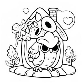 Magical Owl House Coloring Page 1342-1074