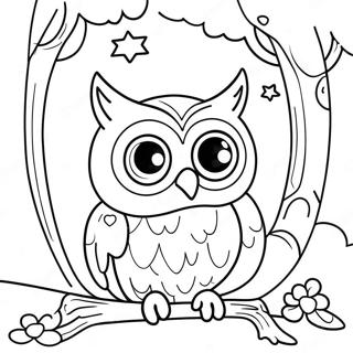 Magical Owl House Coloring Page 1342-1075