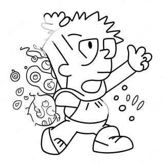 Trippy Bart Simpson Coloring Page 13437-11151