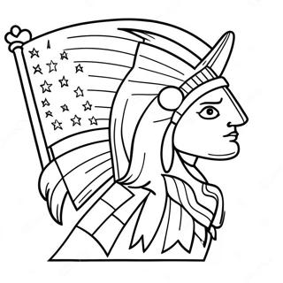 American Symbols Coloring Page 13507-11206