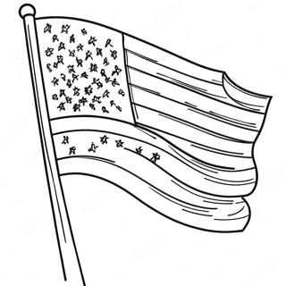 Bold American Flag Coloring Page 13508-11209