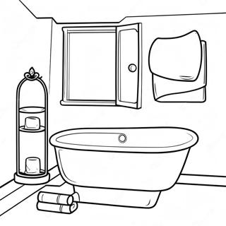 Bathroom Accessories Coloring Page 13517-11214