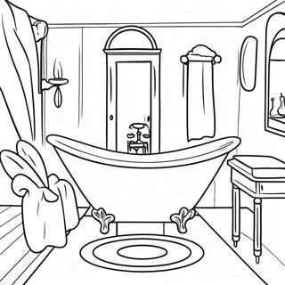 Bathroom Accessories Coloring Page 13517-11216