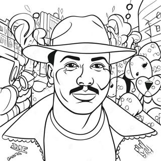 Gangster Graffiti Coloring Page 1351-1079