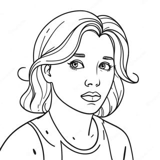 Sad Adult Coloring Page 13548-11230