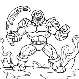 Doom Monster Battle Coloring Page 13559-11244